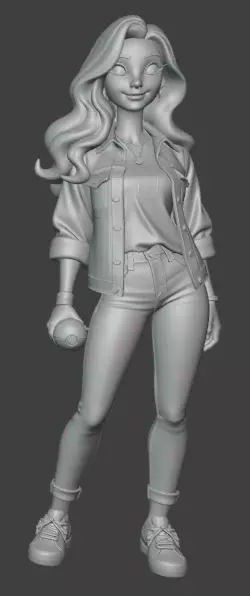 Kelly Clarkson Inspired Figurine 3D print model_1