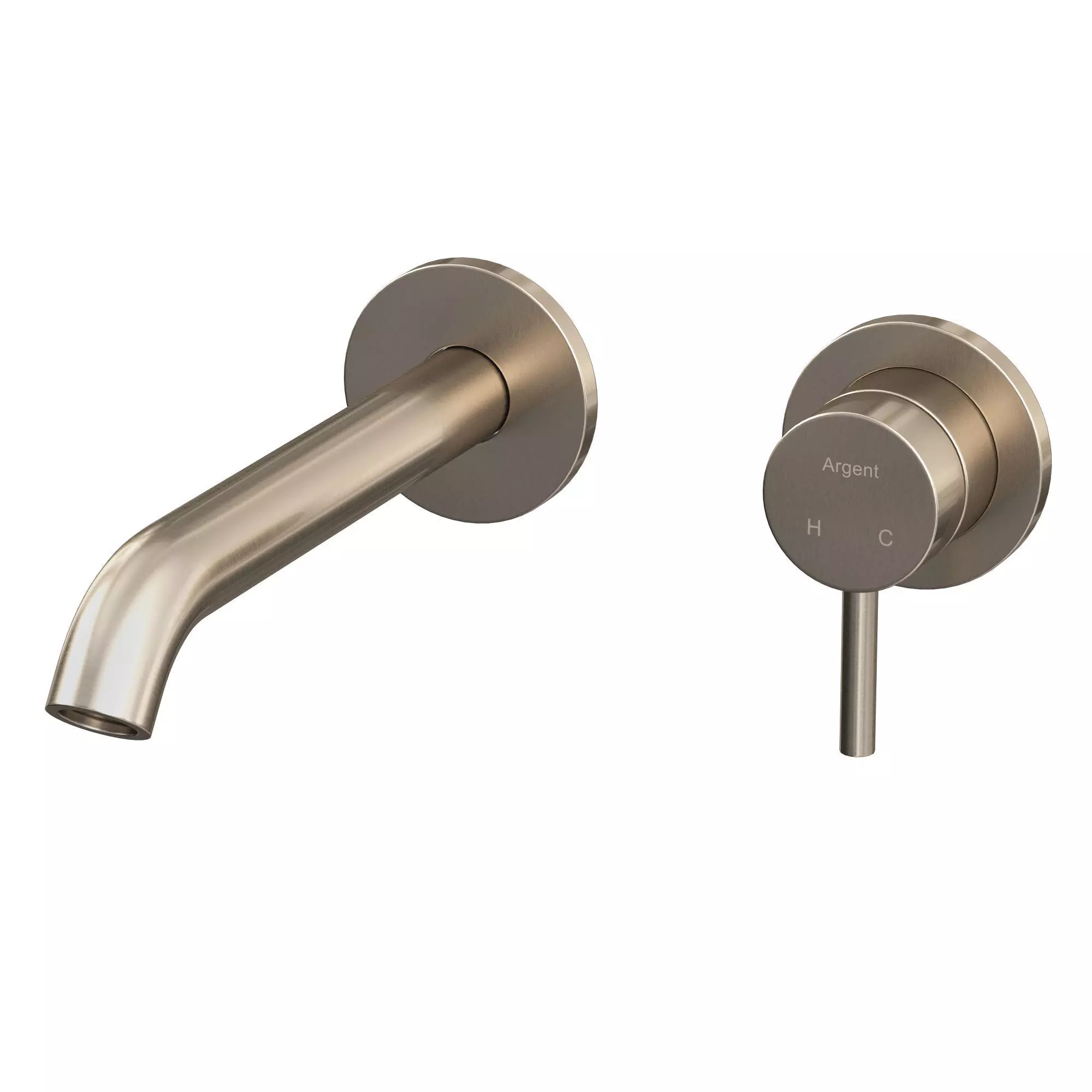 Grace 2 Wall Mounted Basin Mixer Trim Set 3D model_2