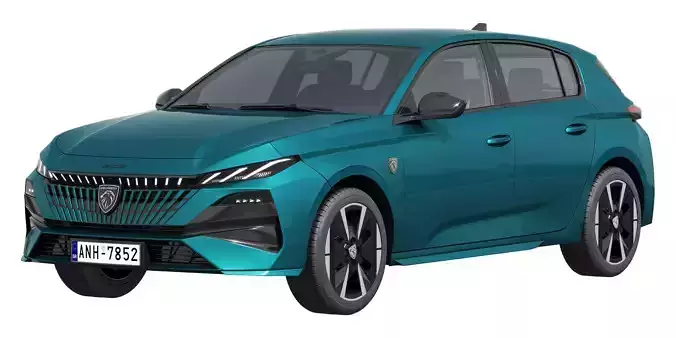 Peugeot 308 2026 3D model