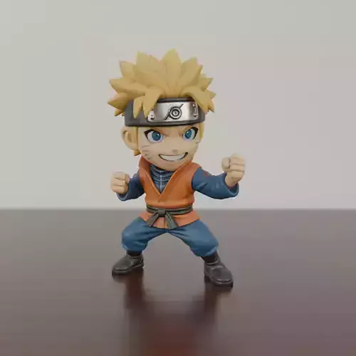Naruto Uzumaki Chibi Collectible Figure Printable