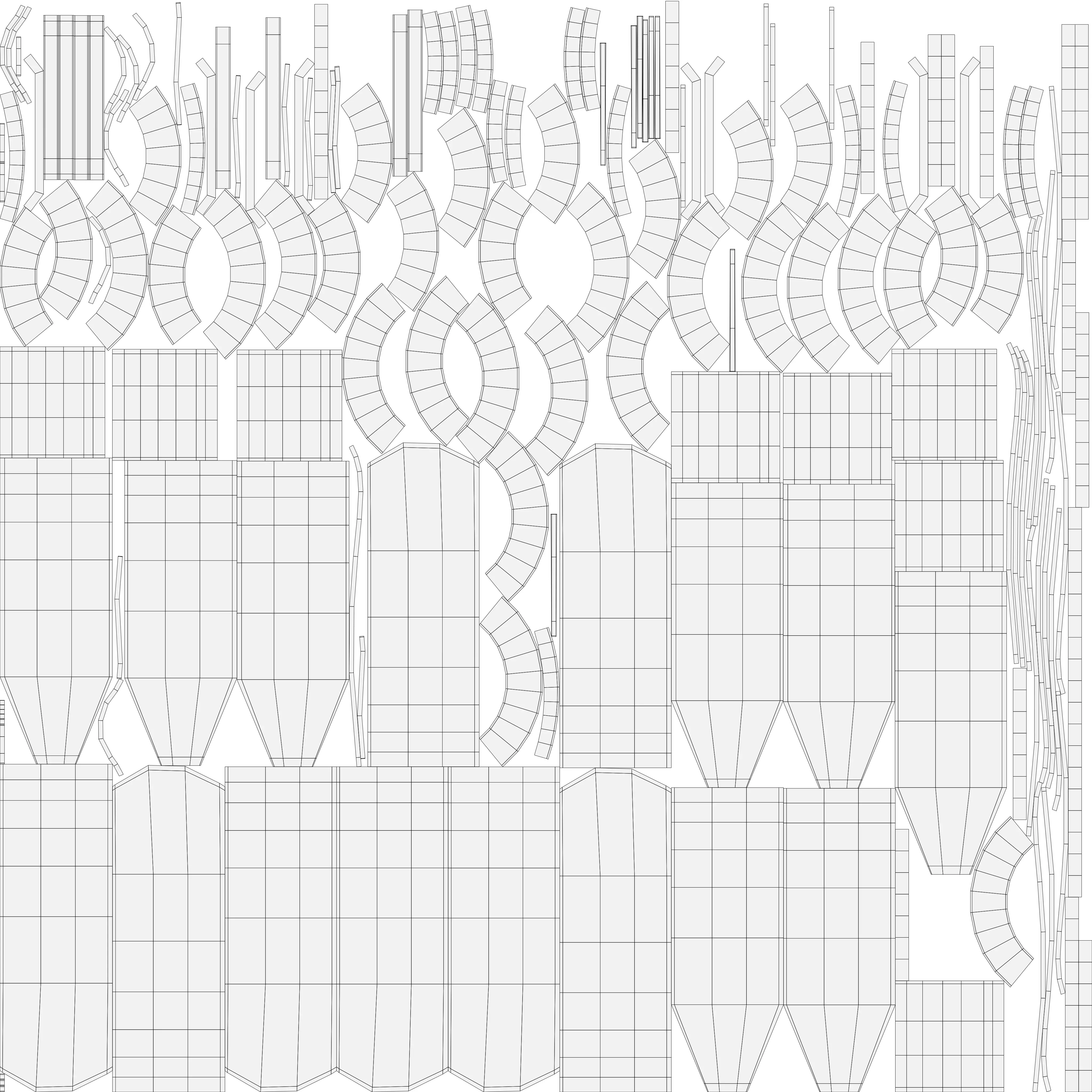 Leather Warrior Armor Game Ready PBR 3D Asset Low Poly Blender Low-poly 3D model_12