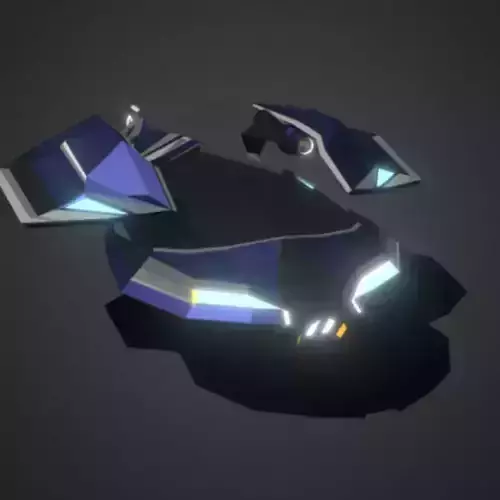 Zed Drago Sci-Fi Hover Jet