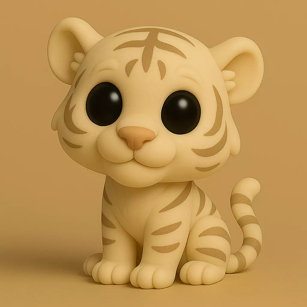 Tigre Pop Eyes STL 3D print model_0