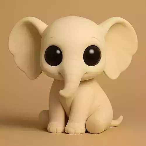 Elefante Pop Eyes STL