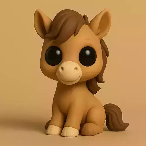 Caballo Pop STL 3D print model