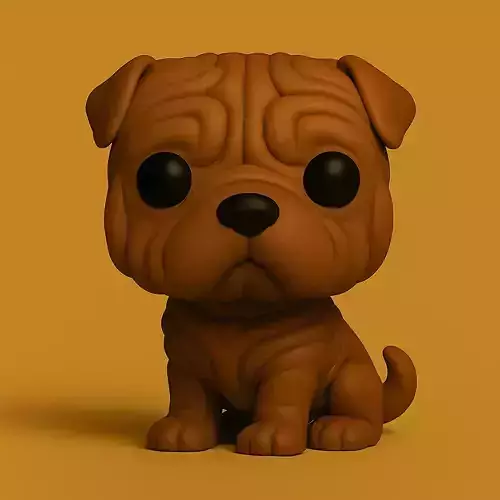 Shar Pei Pop STL