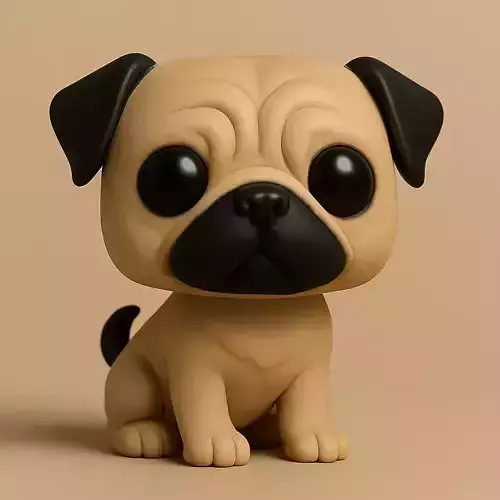 Pug Pop STL