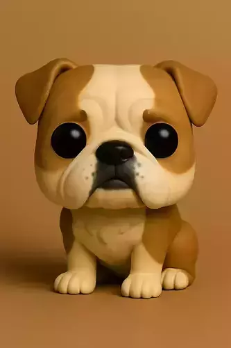 Bulldog Pop STL 3D print model