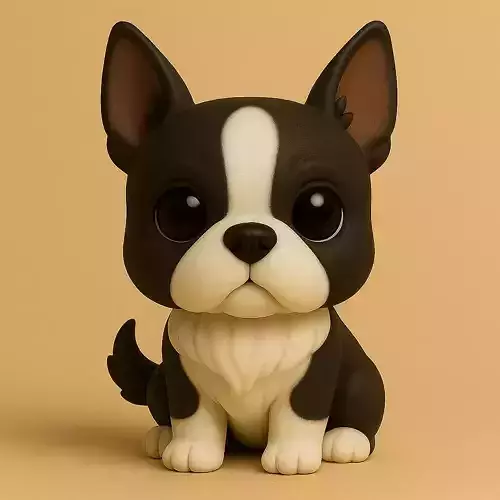 Boston Chibi STL 3D print model