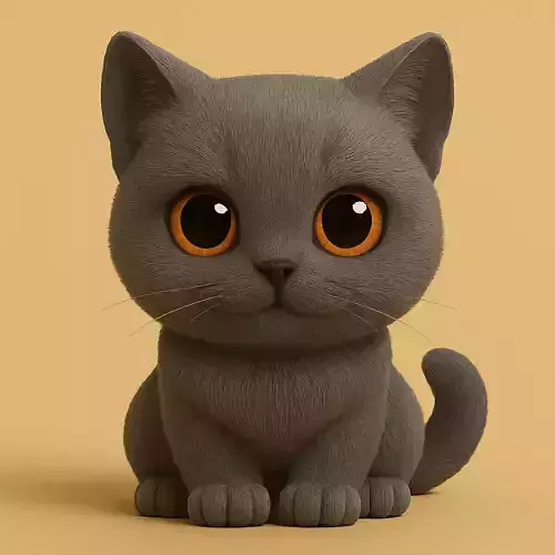 Britanico Chibi STL 3D print model