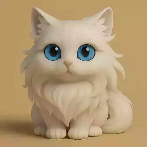 Angora Turco Chibi STL 3D print model