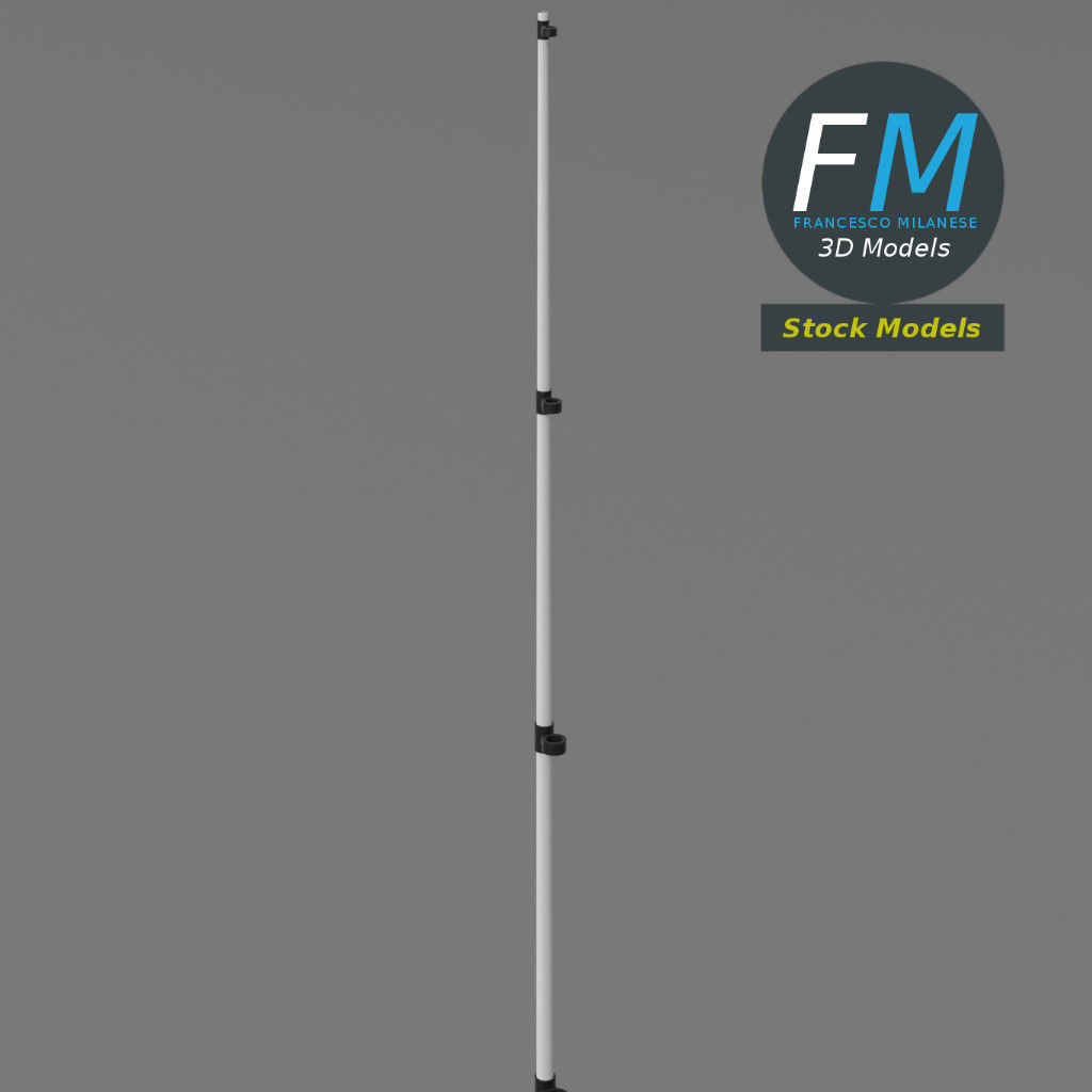 Fishing rod 3D model_5