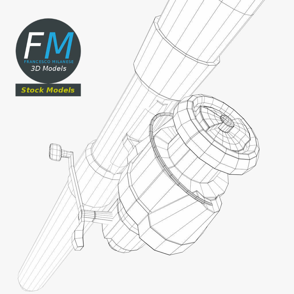 Fishing rod 3D model_8