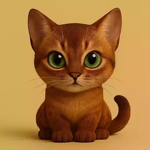 Abisinio Chibi STL 3D print model