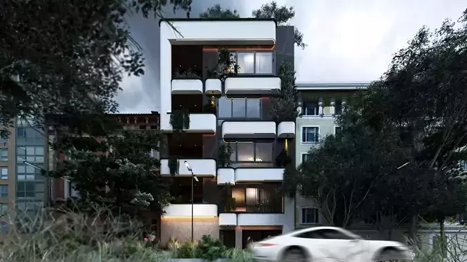 Modern exterior Building  Sketchup Lumion Render HIGH Quality