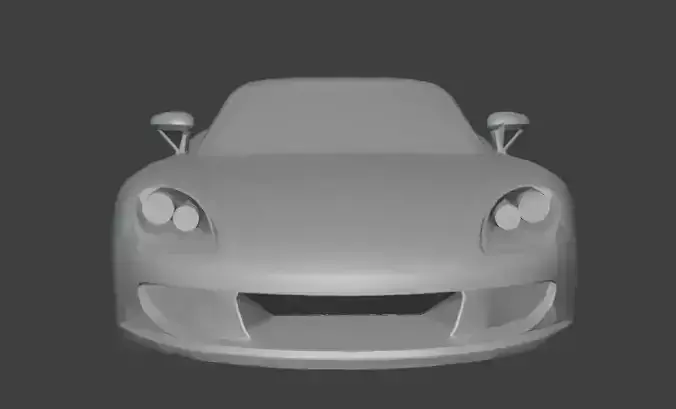 3D Printable RC Shell - Mid-Engine Supercar 1 3D print model