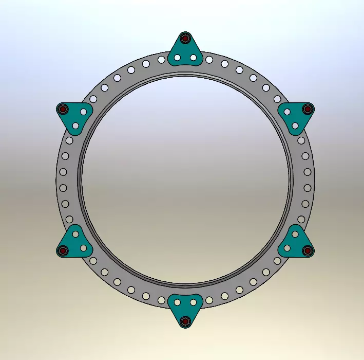 Rubber expansion joint  3D model_4