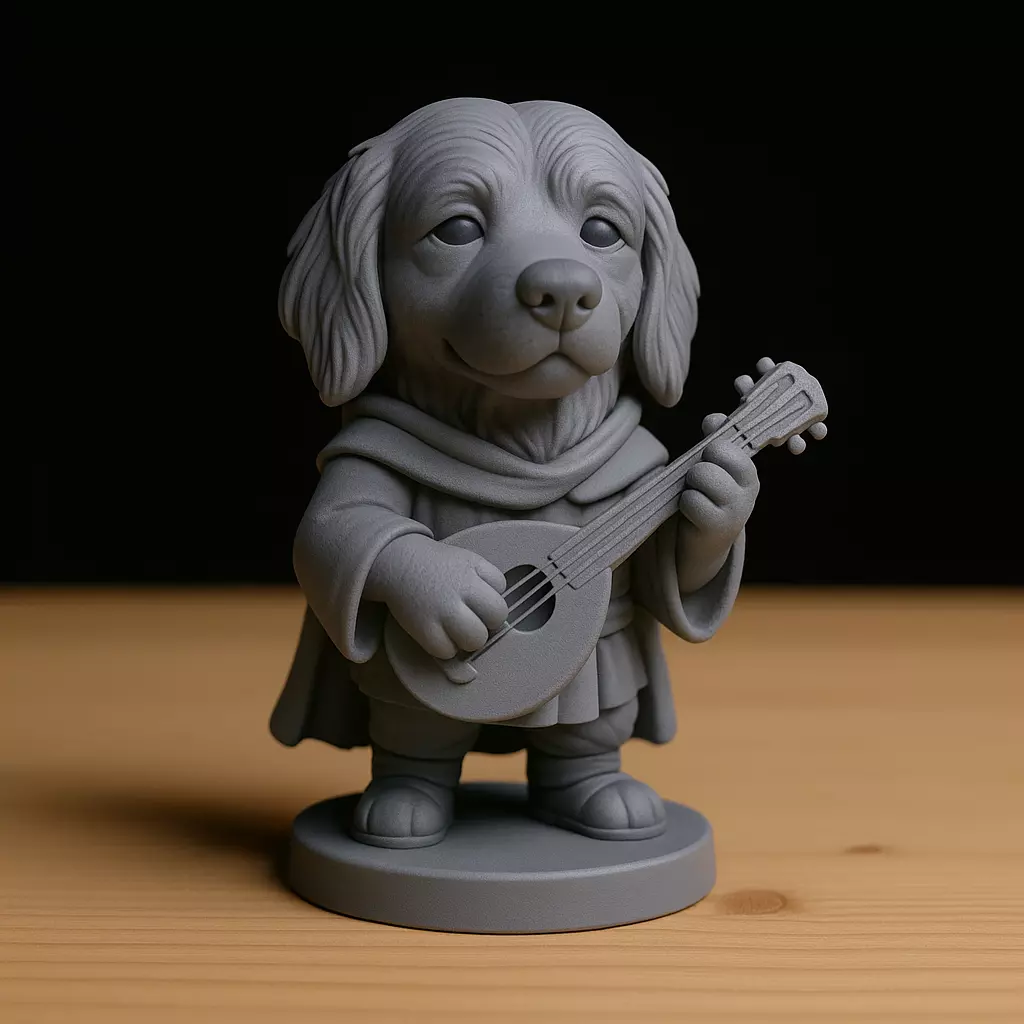 Setter Irlandes Bardo STL 3D print model_0