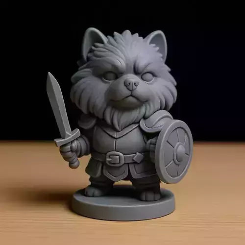 Pomerania Guerrero STL