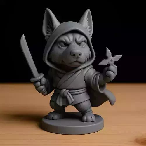 Pastor Belga Ninja STL