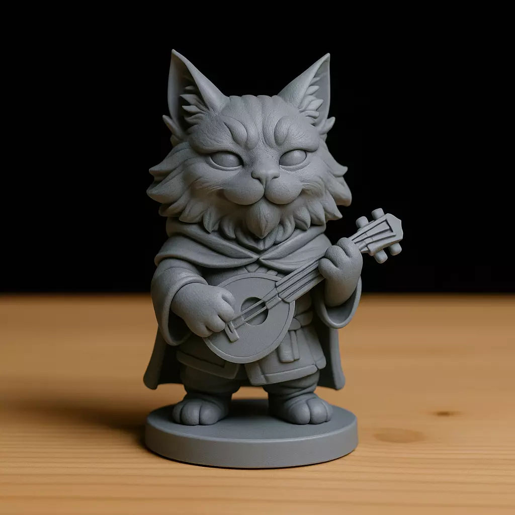 Maine Coon Bardo STL 3D print model_0