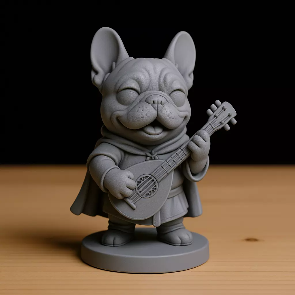 Frenchie Bardo STL 3D print model_0