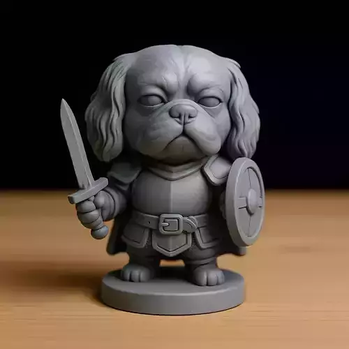 Cavalier King Charles Guerrero STL