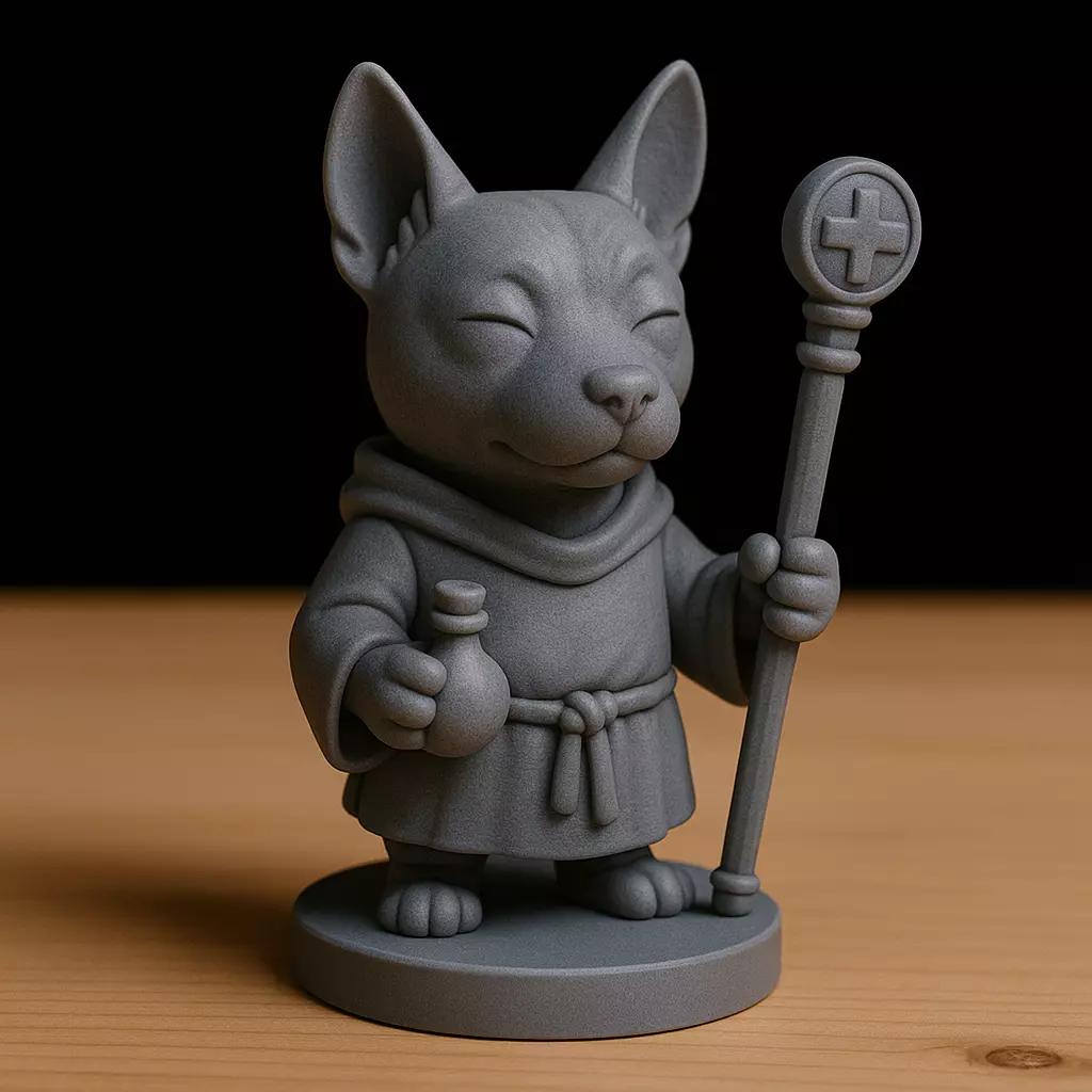 Basenji Sanador STL 3D print model_0