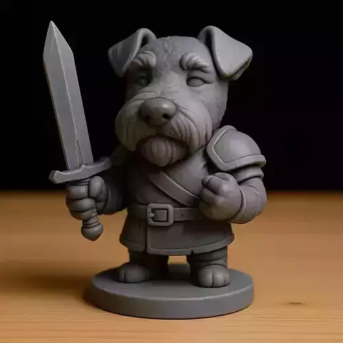 Airedale Terrier Guerrero STL