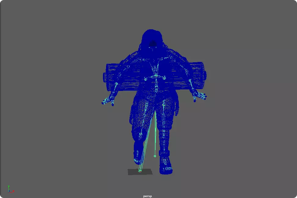 Realistic Senju Hashirama As Ben Affleck Live Action Naruto 3D model_22