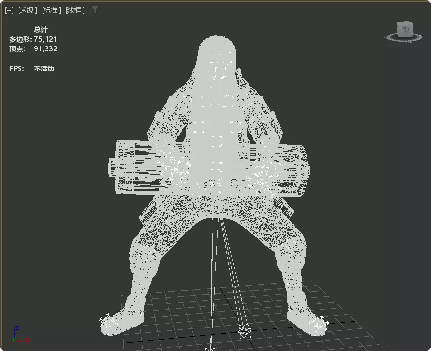 Realistic Senju Hashirama As Ben Affleck Live Action Naruto 3D model_19