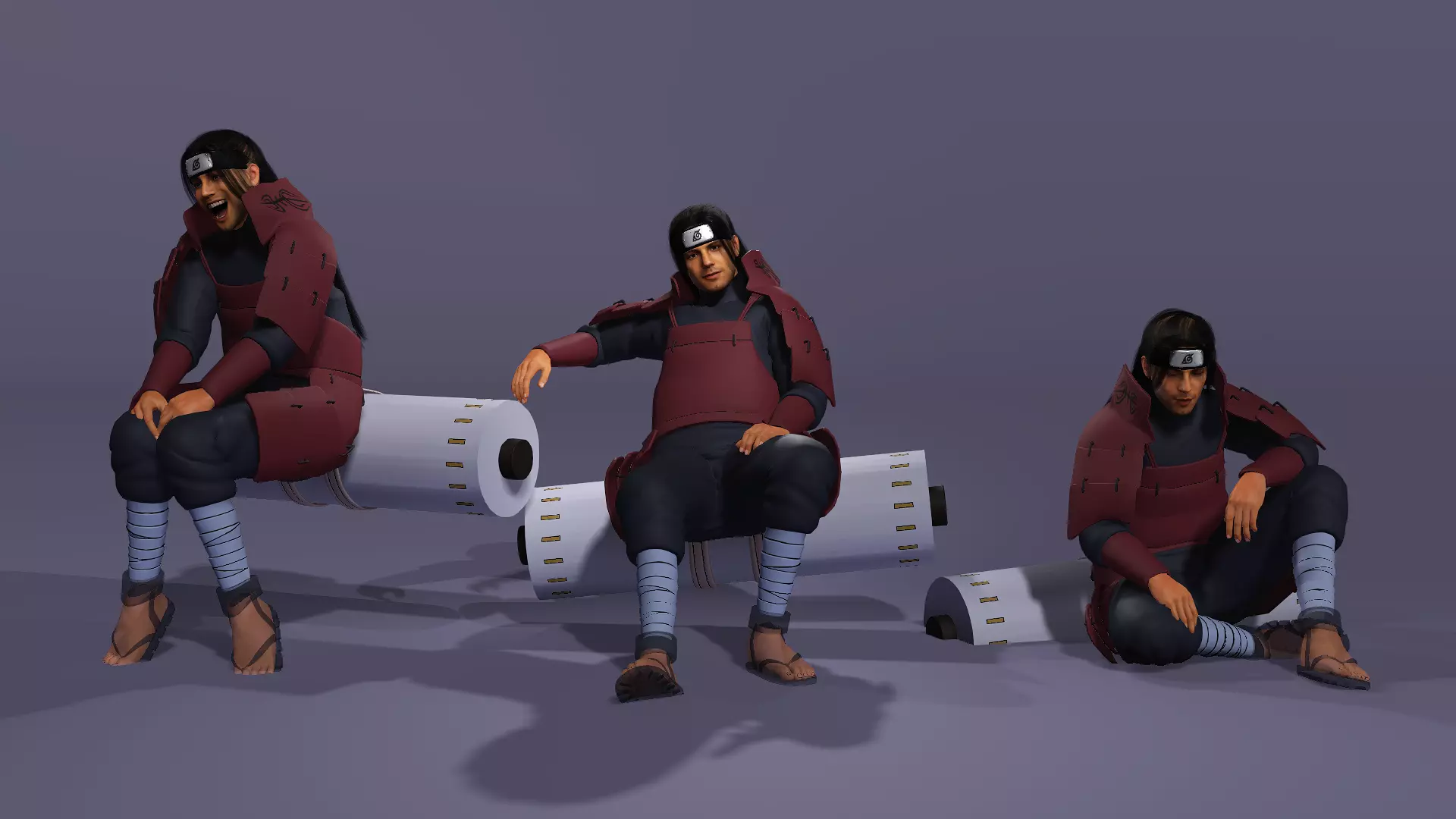 Realistic Senju Hashirama As Ben Affleck Live Action Naruto 3D model_10