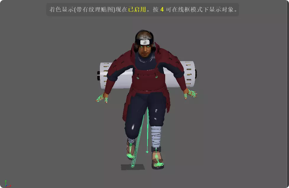 Realistic Senju Hashirama As Ben Affleck Live Action Naruto 3D model_23