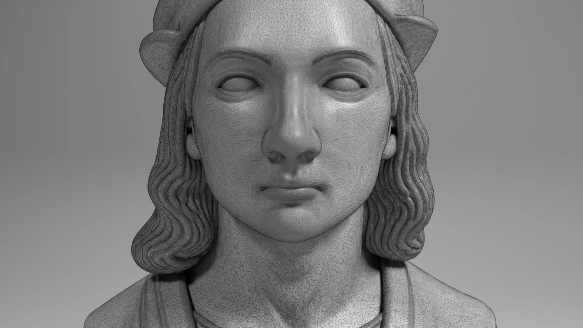 Raphael Bust Renaissance Genius Bust 3D Printable STL File 3D print model_12