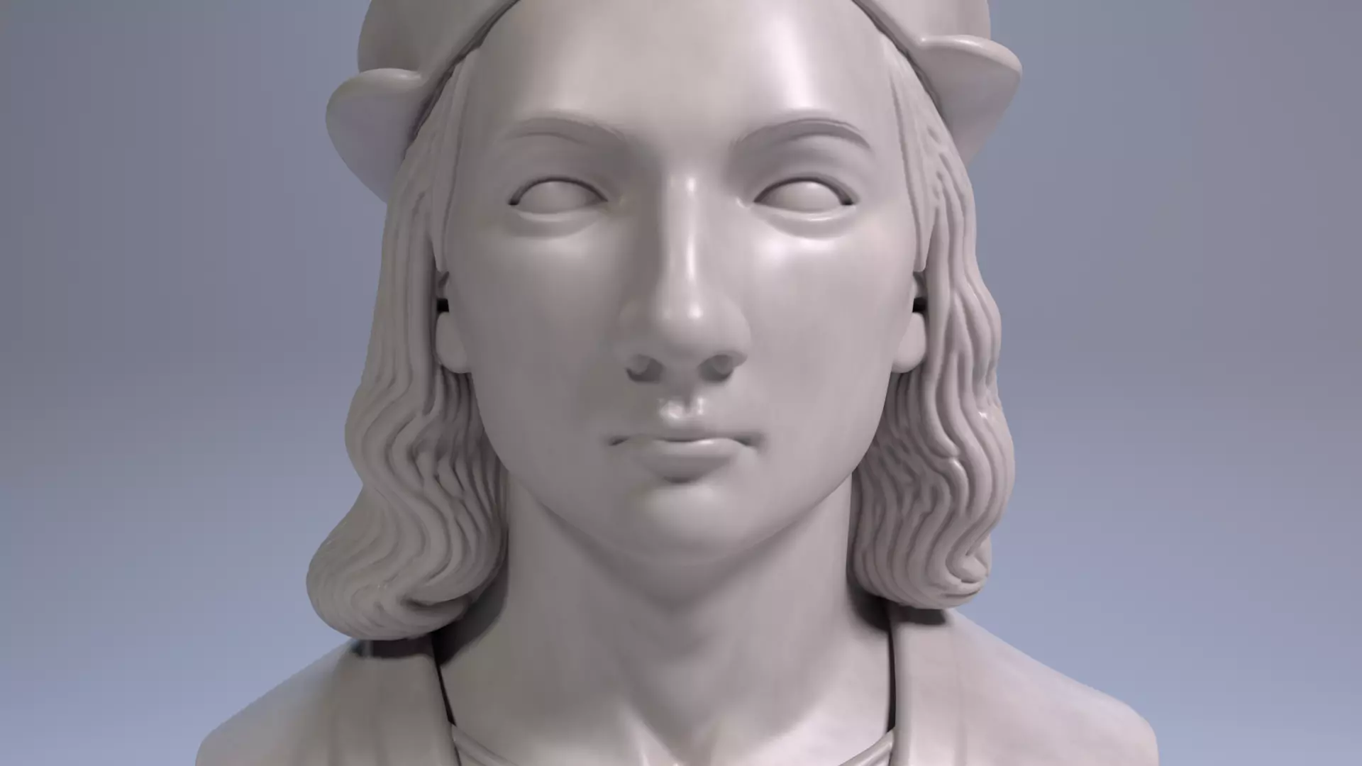 Raphael Bust Renaissance Genius Bust 3D Printable STL File 3D print model_9