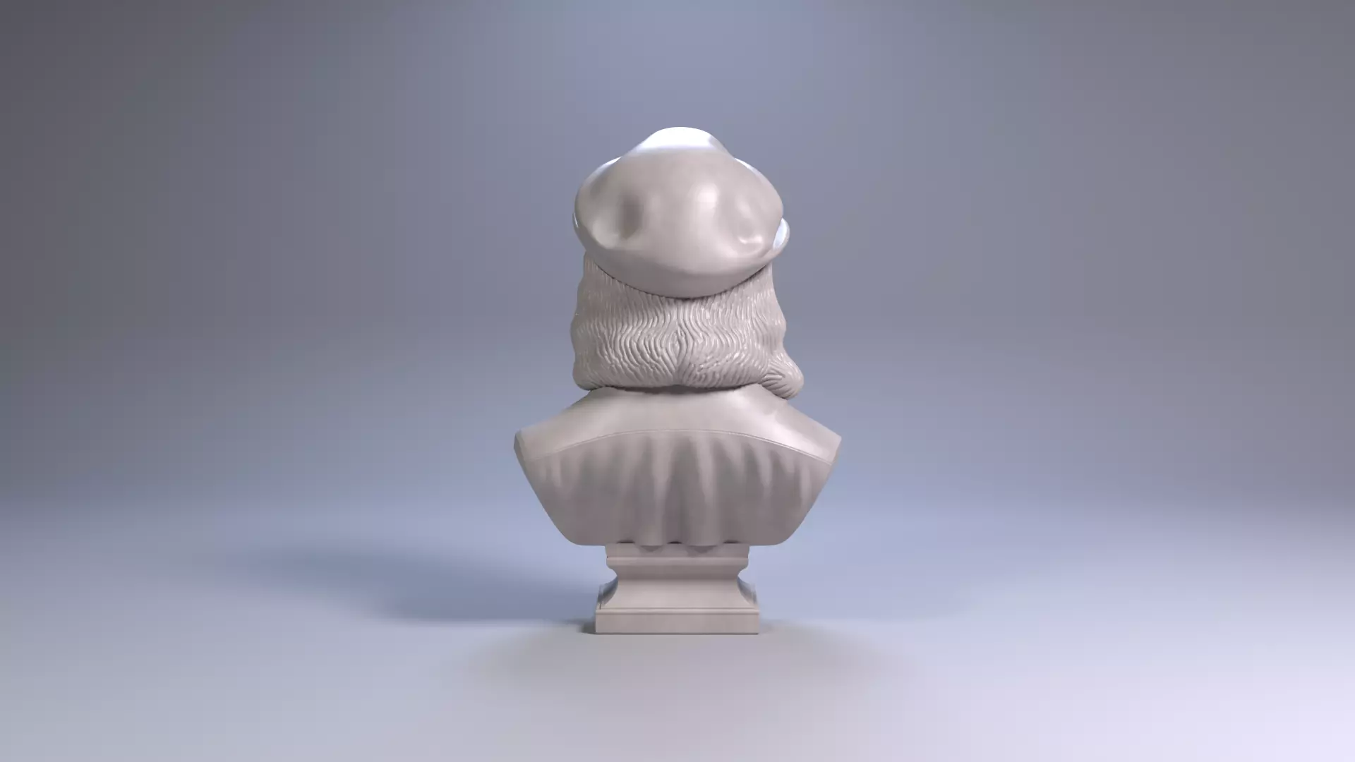 Raphael Bust Renaissance Genius Bust 3D Printable STL File 3D print model_4