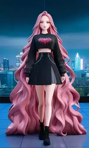 Allie  K pop AU Figurine