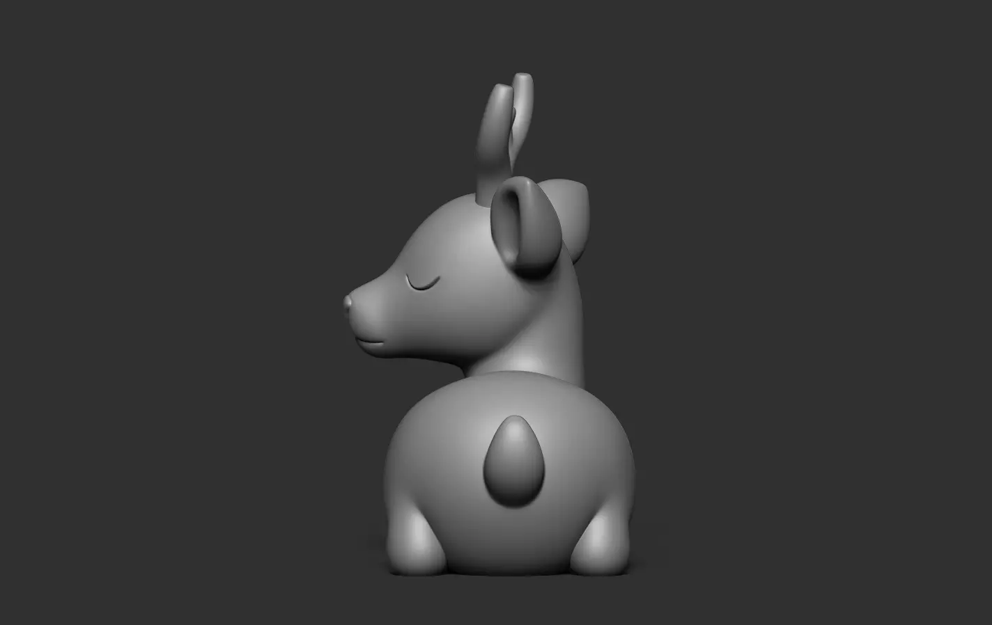 Deer Duo 3D print model_13