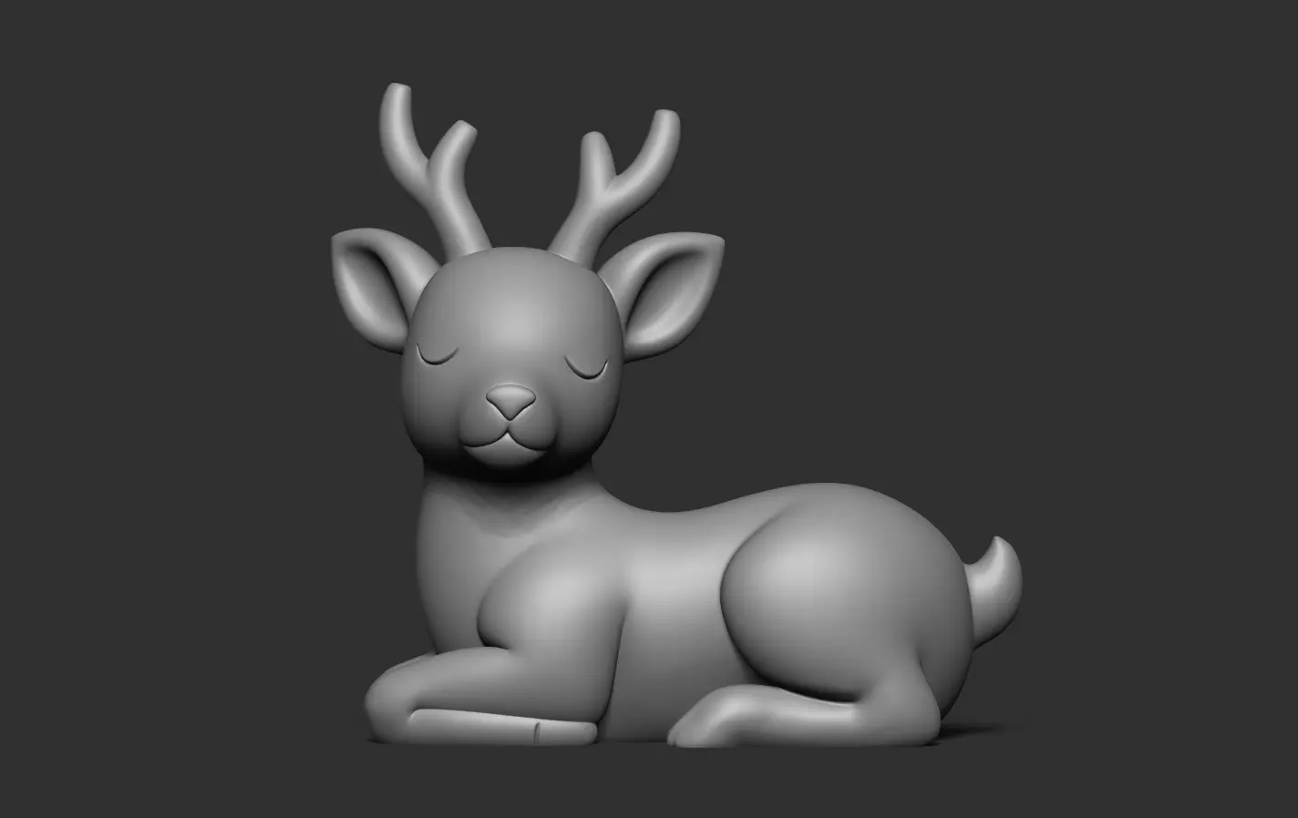 Deer Duo 3D print model_11