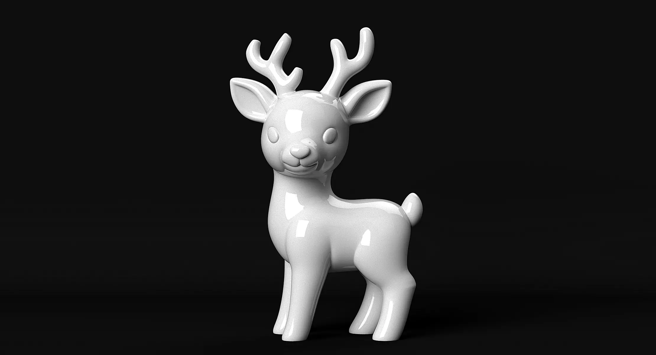 Deer Duo 3D print model_1