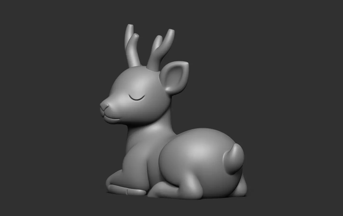 Deer Duo 3D print model_12