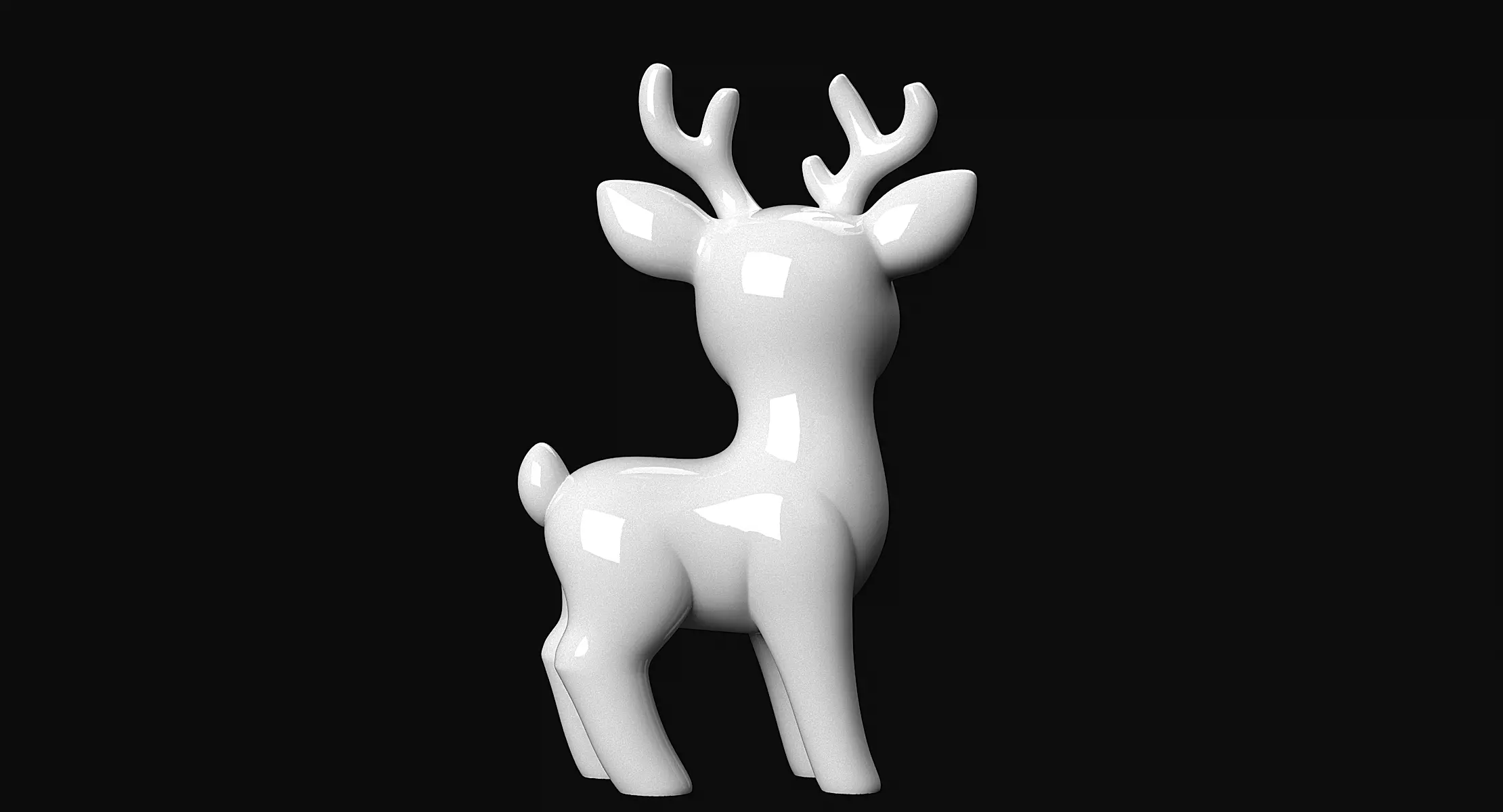 Deer Duo 3D print model_5