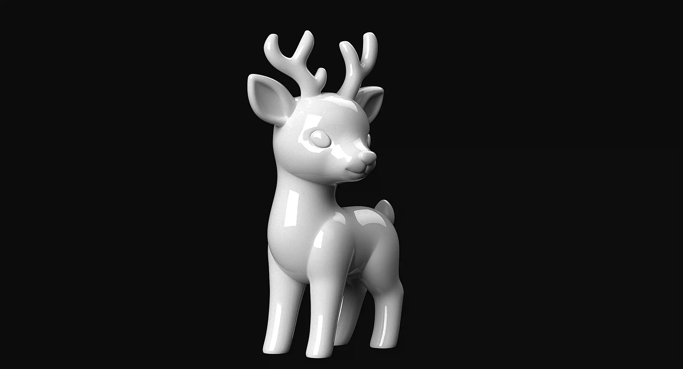 Deer Duo 3D print model_2