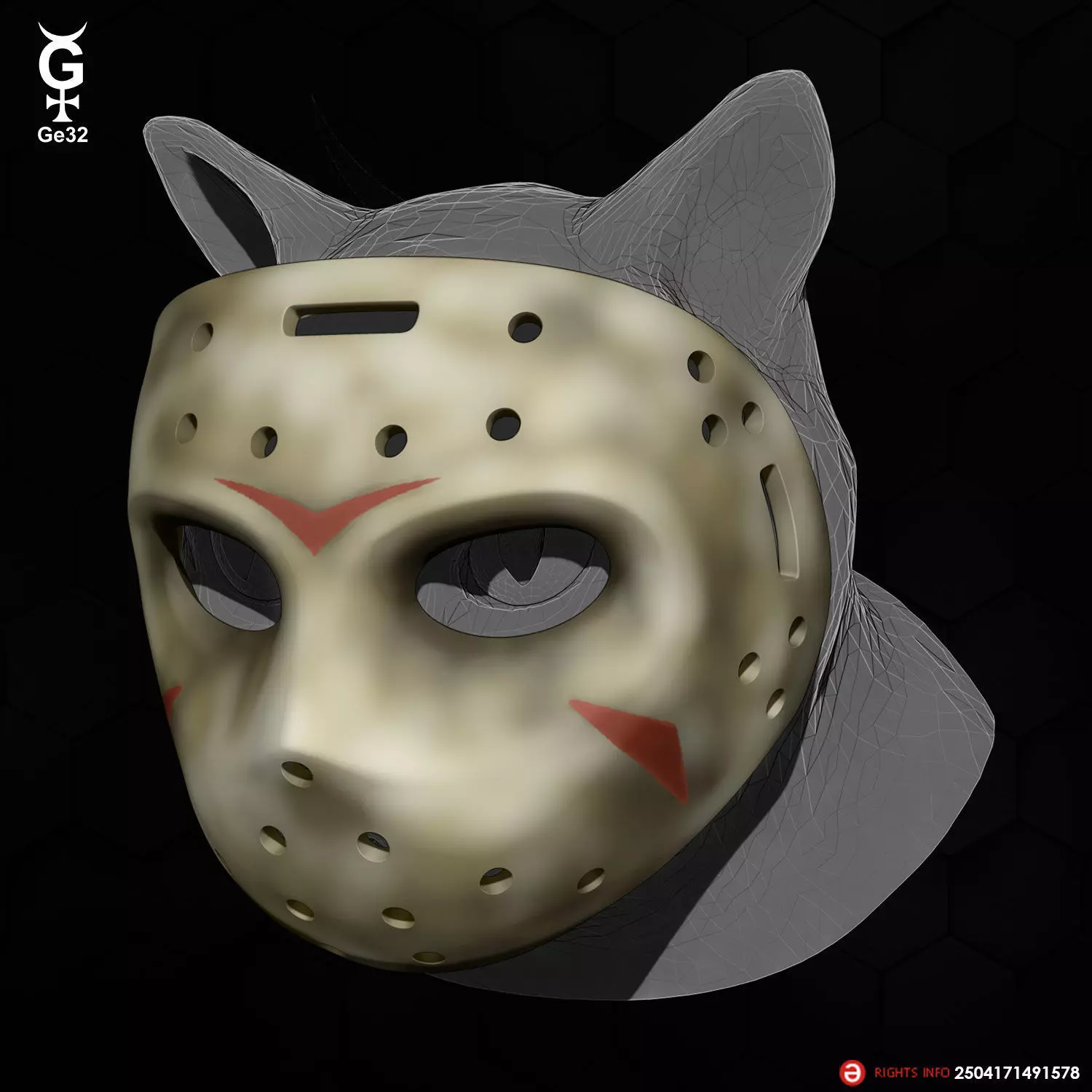 JASON CAT - Mask 3D print model_4
