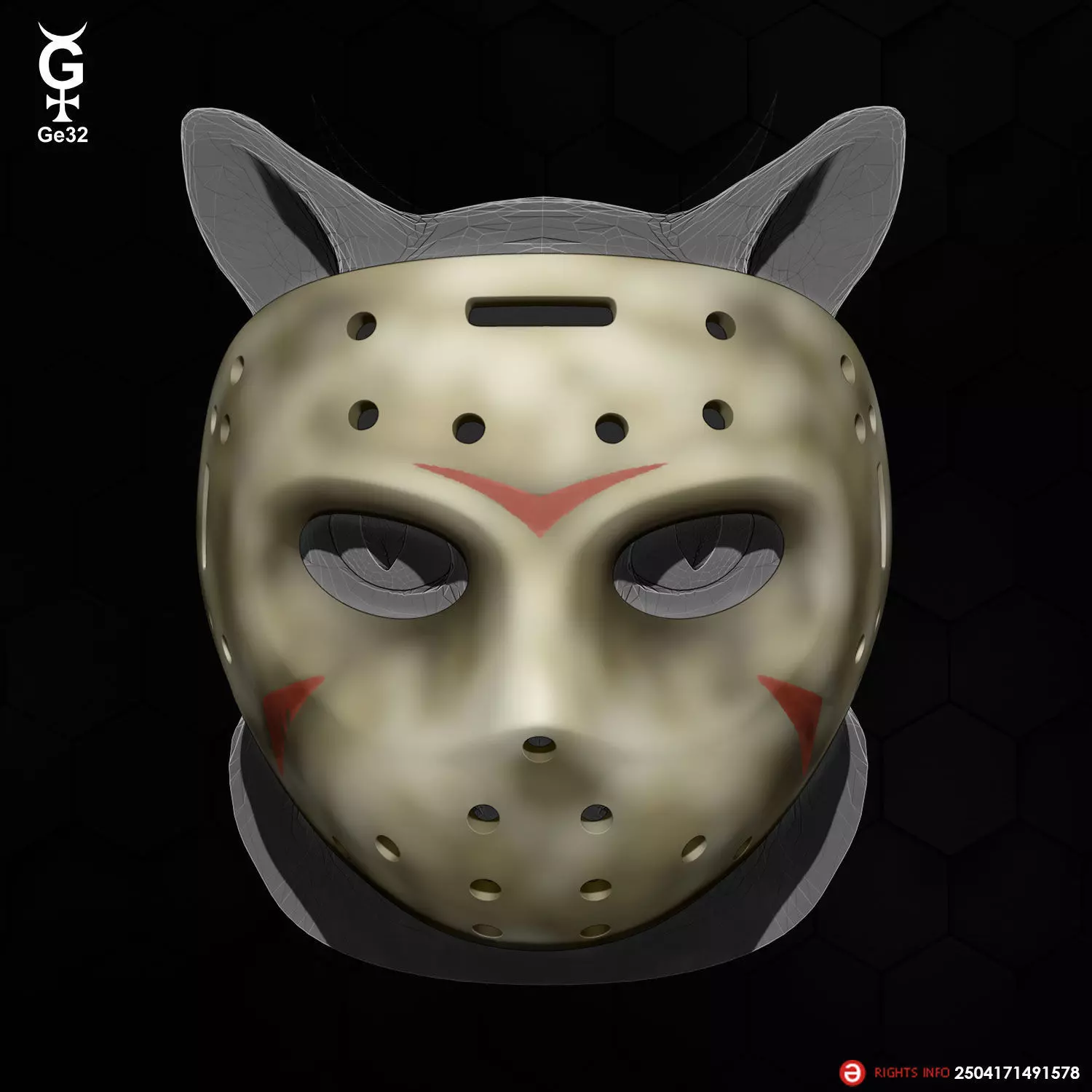 JASON CAT - Mask 3D print model_3