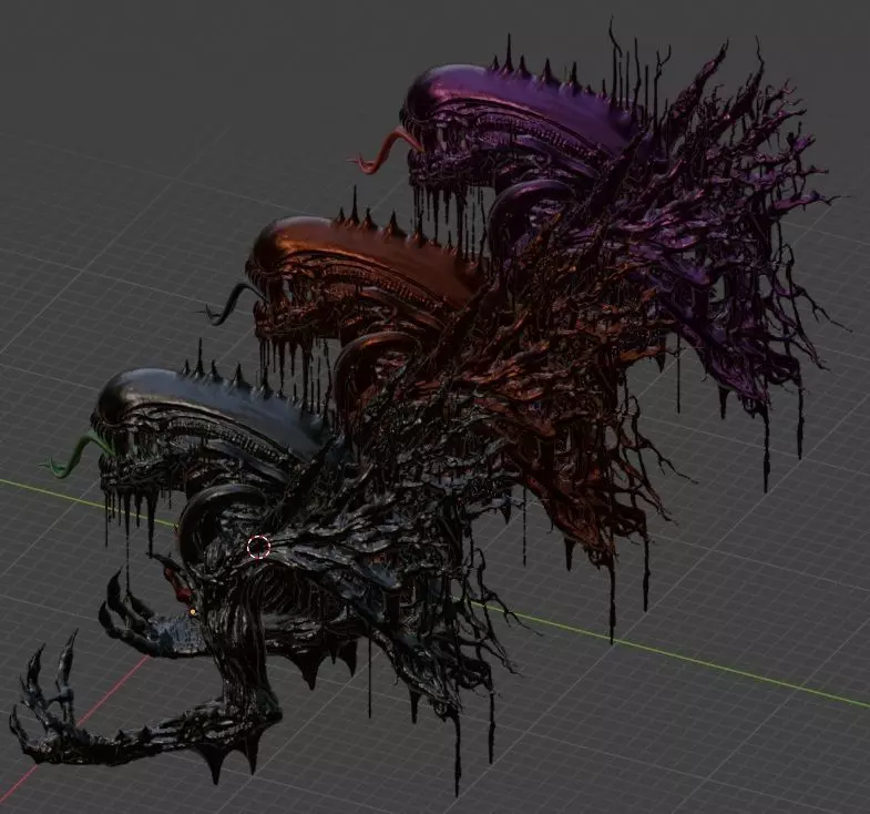 Alien Earth Xenomorph Drainer 3D print model_8