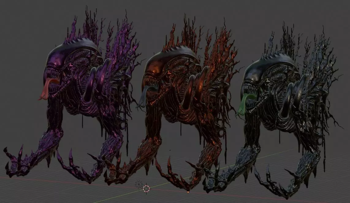 Alien Earth Xenomorph Drainer 3D print model_9