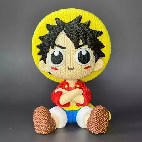 Chibi Luffy 3D Model