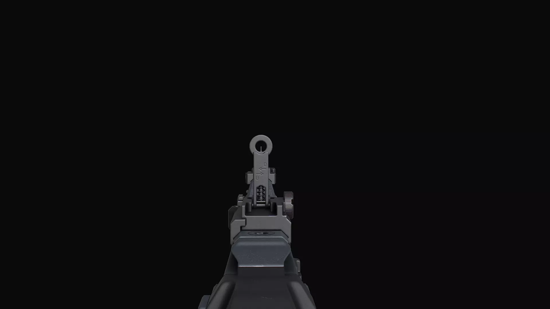 HK437 G39 Assault Rifle Low-poly 3D model_19