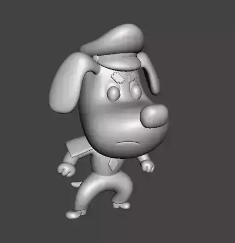 SHERIFF LABRADOR FIGURE MODEL TOY STATUE ORNAMENT FOR KIDS 3D print model SHERIFF LABRADOR FIGURE MODEL TOY STATUE ORNAMENT FOR KIDS 3D print model